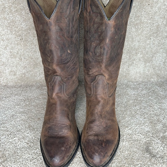 Durango 11” western shaft stitch brown women’s 9M - Picture 2 of 9